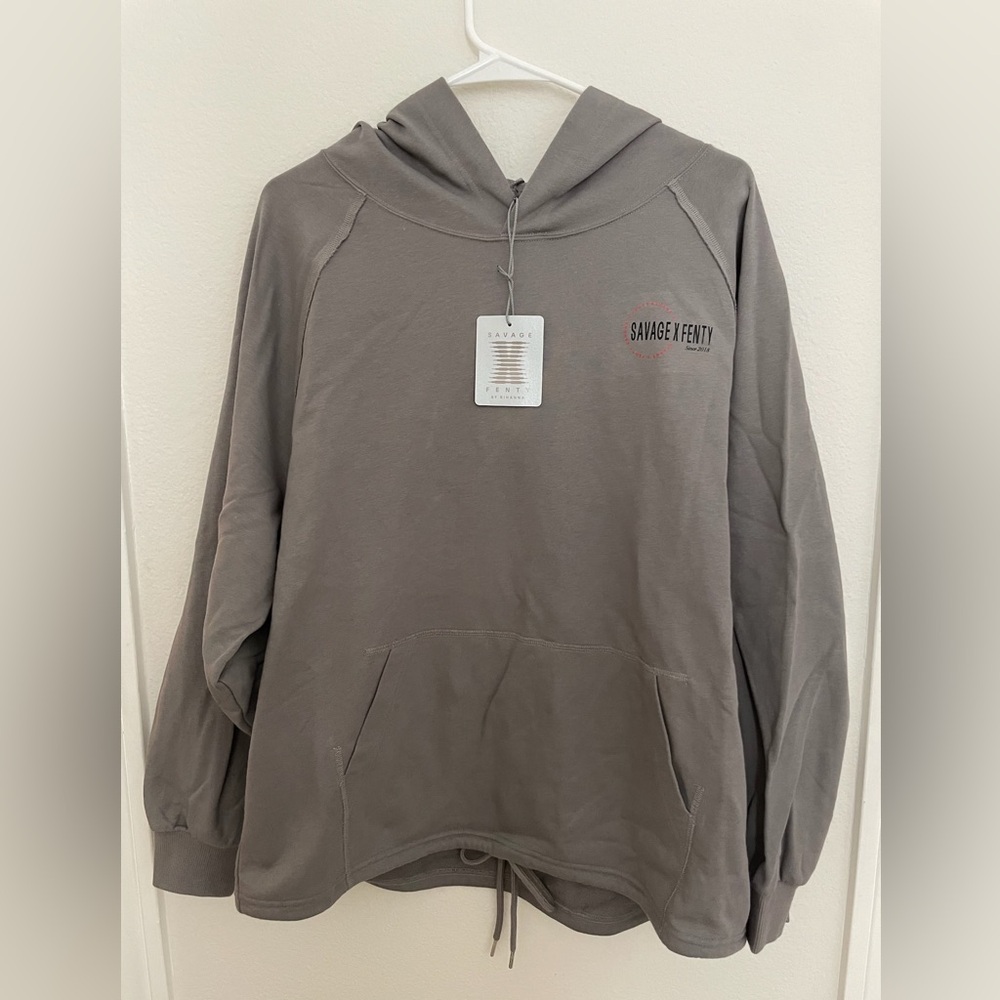 NEW Savage x Fenty Gray Hoodie